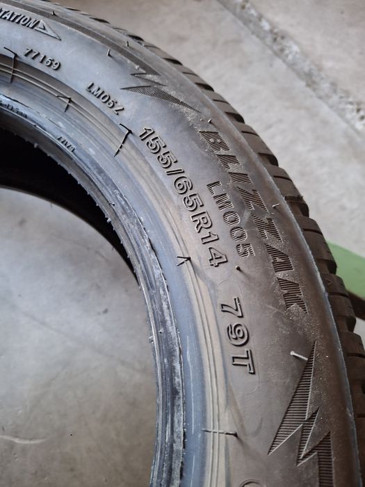 4 Anvelope  de iarnă  155 65 r14 Bridgestone