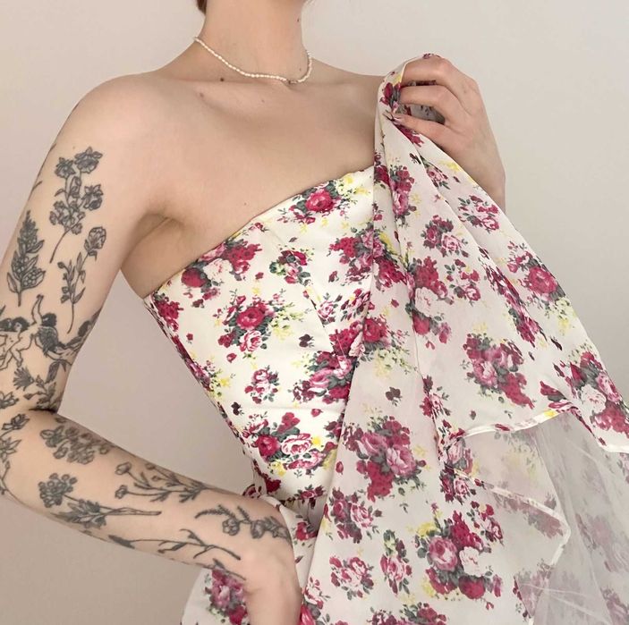 Шифоновое нарядное платье