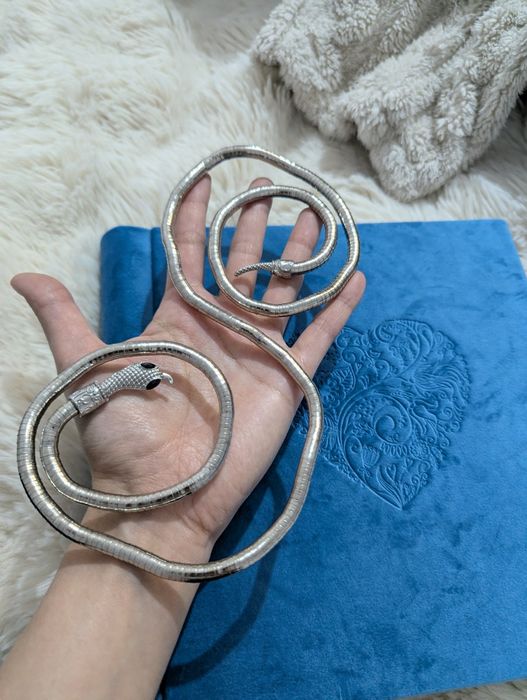 Ожерелье колье змейка