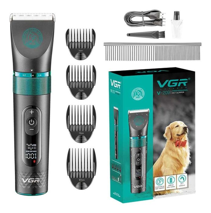 VGR 209 Професионална машинка за подстригване домашни любимци кучета