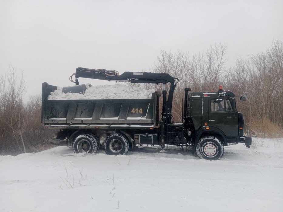 Самогруз КамАЗ , грейфер  .