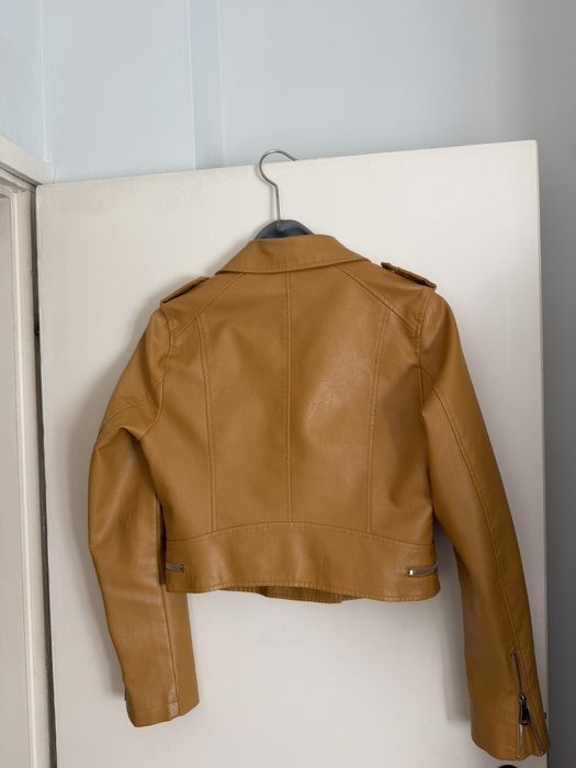 Дамско яке кожено