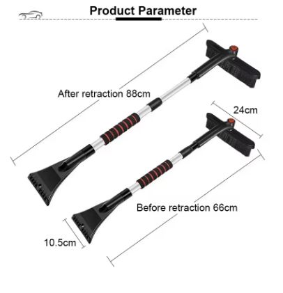 Стъргалка №3992 телескопична стъргалка за автомобилни стъкла за сняг и