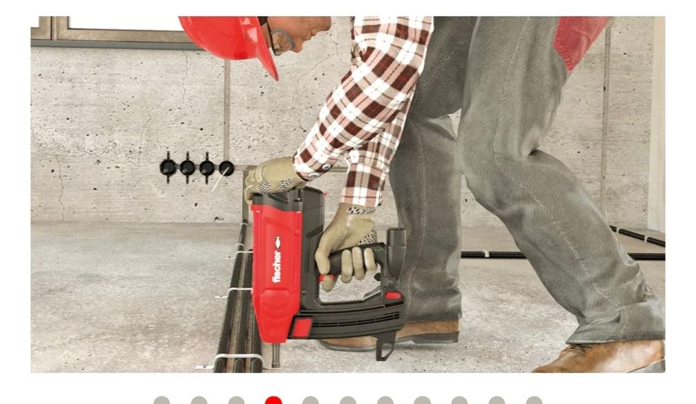 Fischer такер за директен монтаж за сухо строителство бетон метал