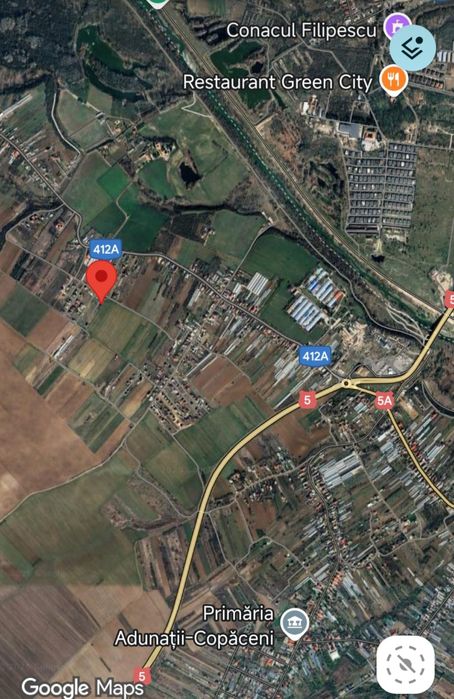 Teren intravilan Adunații Copaceni