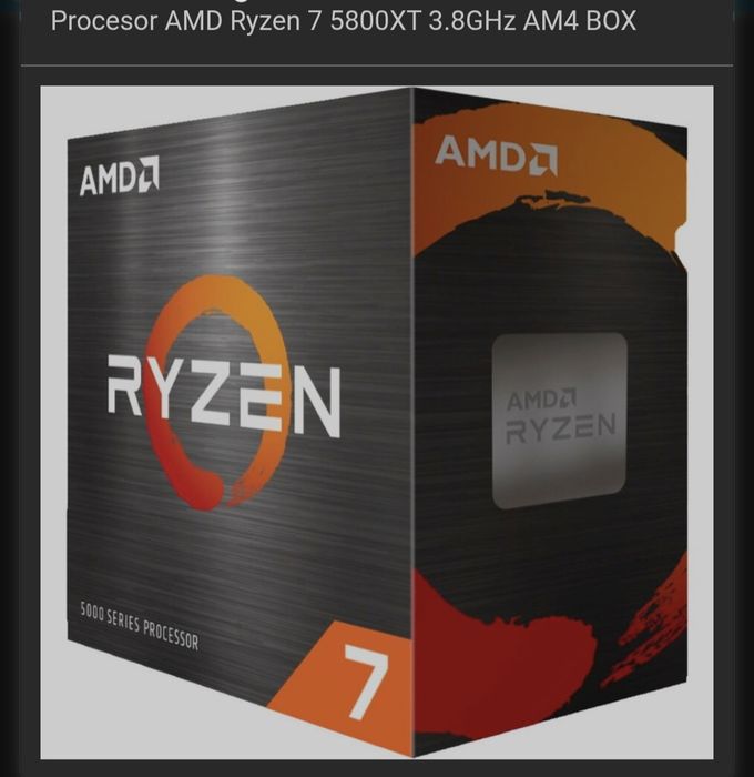 Vand procesor Ryzen 7 5800Xt