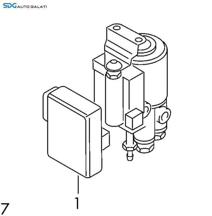 Unitate Modul Pompa ABS Skoda Octavia 1 1996 - 2010 Cod 1J0614217F [X4299]