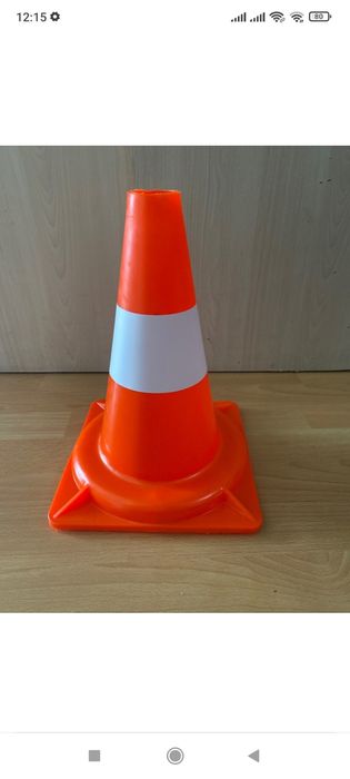 Конус дорожный сигнал 50-75см