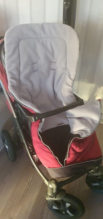 Количка 2в1 Husky Baby design зимно чувалче и ръкавица за дръжката