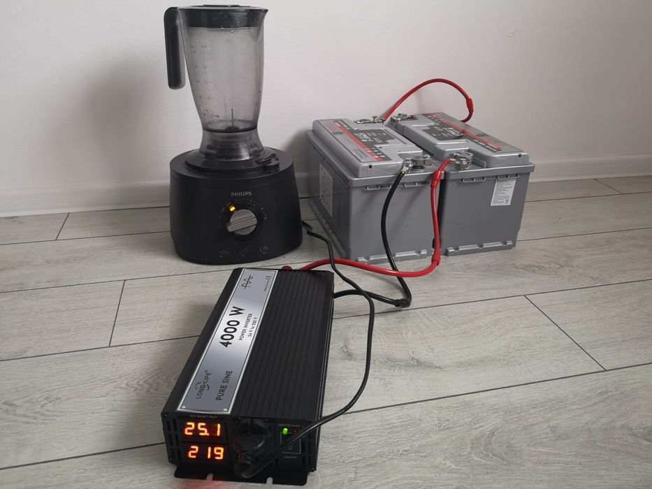 Invertor 12V / 24 V - 220 V sinus pur panouri solare  tir, camion