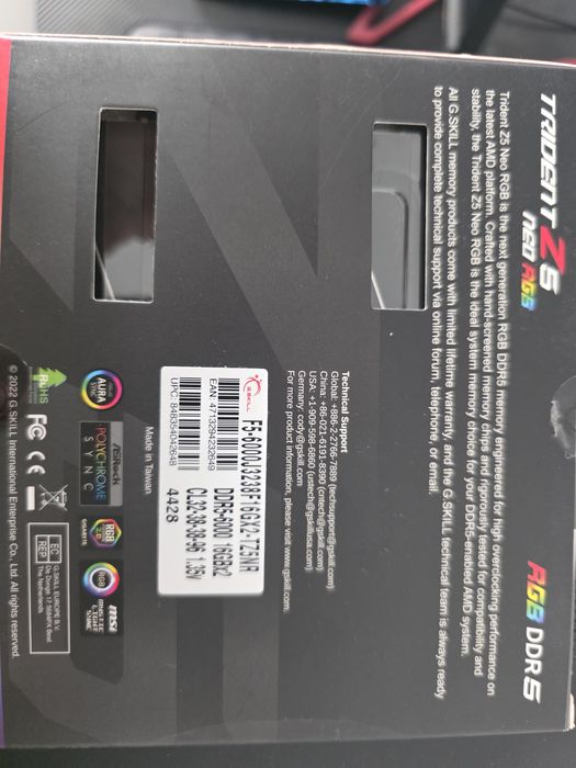 DDR5 RAM Dual channel kit