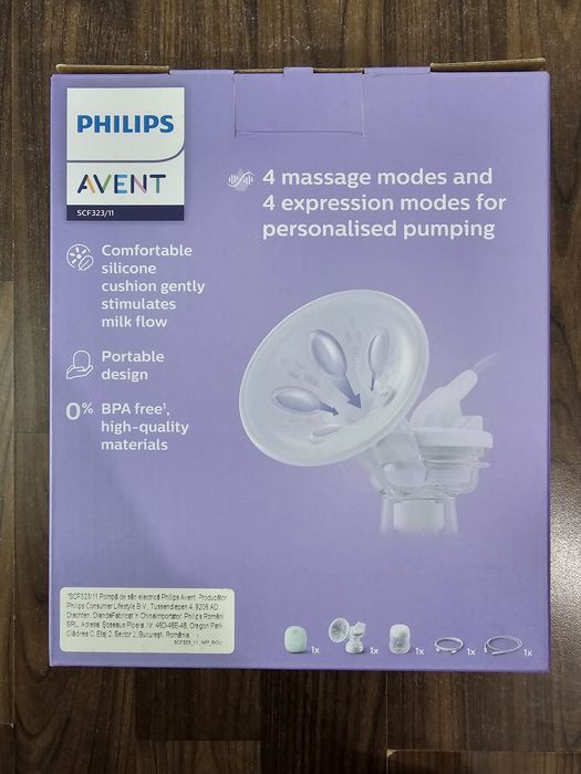 Pompa de san electrica Essential Philips Avent, SCF323/11, Philips