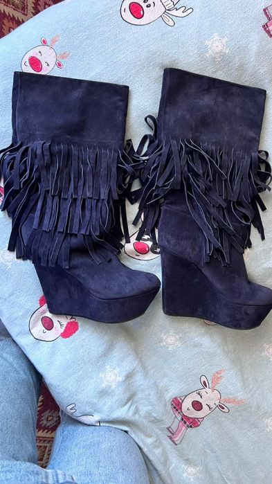 Cizme Casadei piele intoarsa 38/39