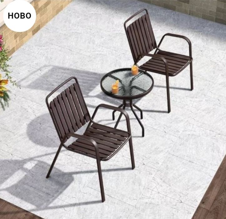 Стол Маса Градински Комплект два стола и маса Чисто нов