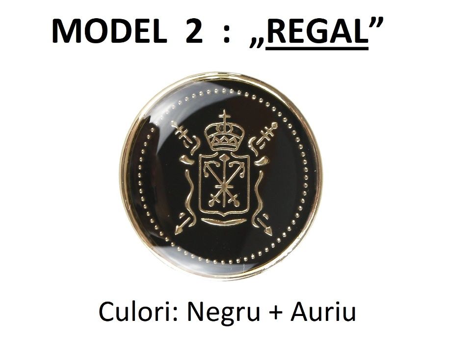 NASTURI METALICI ELEGANTI (cu picior) pentru sacou barbatesc