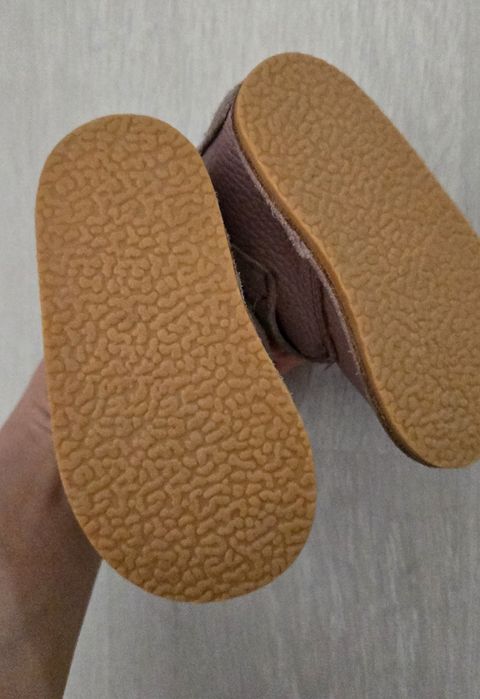 Ghete din piele pentru bebelus  nr .18