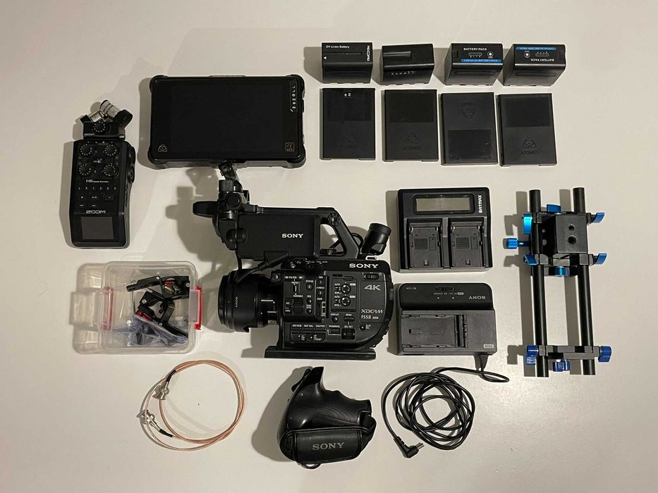 KIT VIDEO PROFESIONAL – Sony FS5 Mark II + Atomos Shogun Inferno + Zoom H6 + MOZA + Sachtler