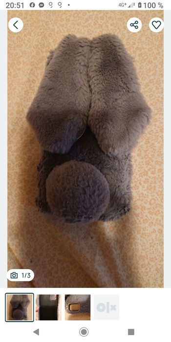 Husa iepuraș pufoasă Samsung A 52