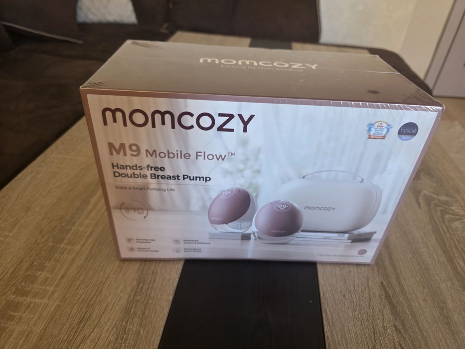 MOMCOZY M9 Mobile Flow – Двойна безжична гръдна помпа – НОВА