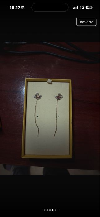 cercei originali swarovski