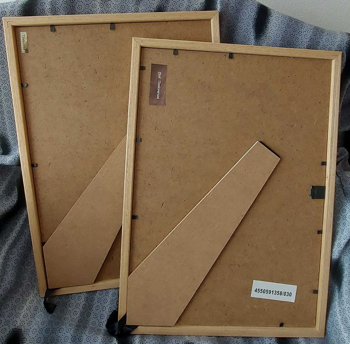 Картини с дървени рамки и стъкло- 3 броя