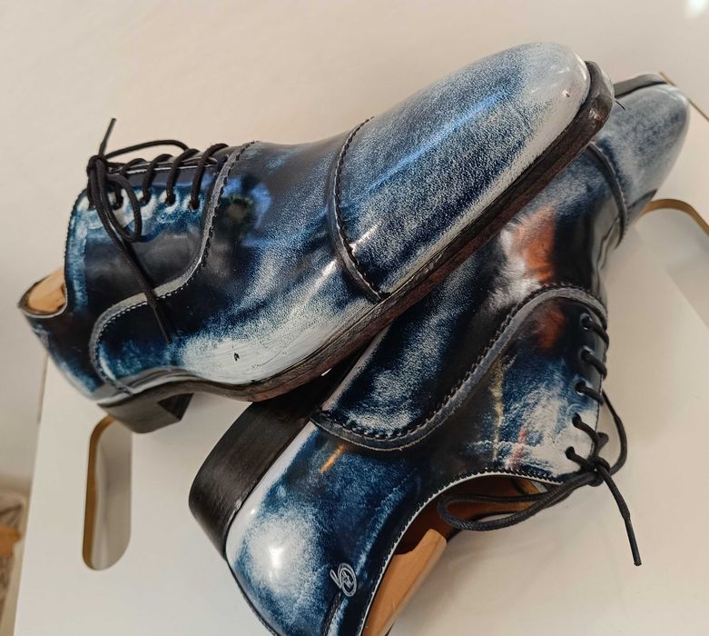 Panfofi de lux 42 42.5 43 oxford cap toe GREVE NOI lucrati manual