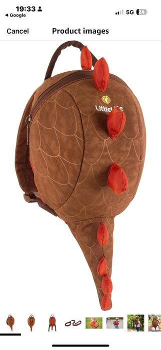 Раница Littlelife подходяща за прохождащи дечица