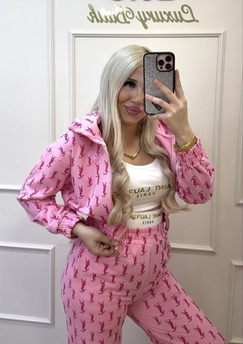 Set 3 piese compleu roz