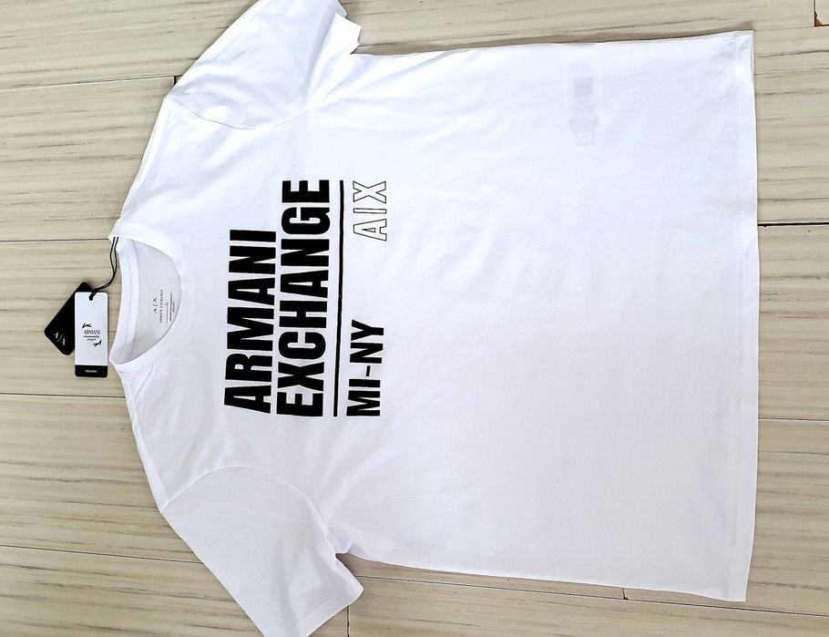 Armani Exchange A/X Organic Cotton /  XL НОВО! ОРИГИНАЛ! Мъжка Тениска