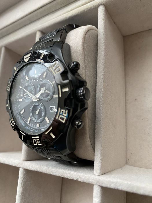 Ceas Negru Invicta Classic Racer Cronograph