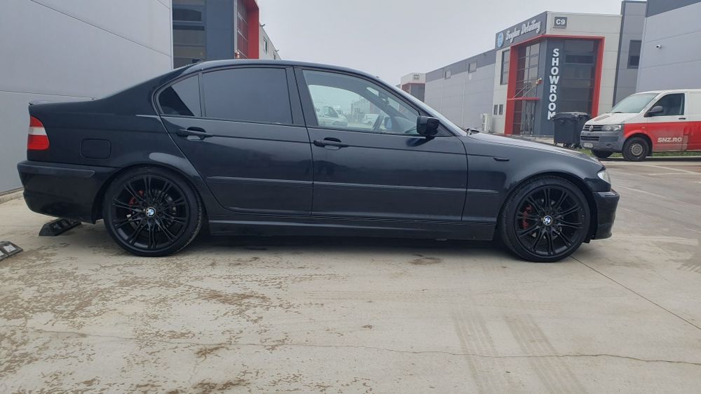 BMW e46 negru mpack 2 BENZINA piele trapa automata 135400 KM reali