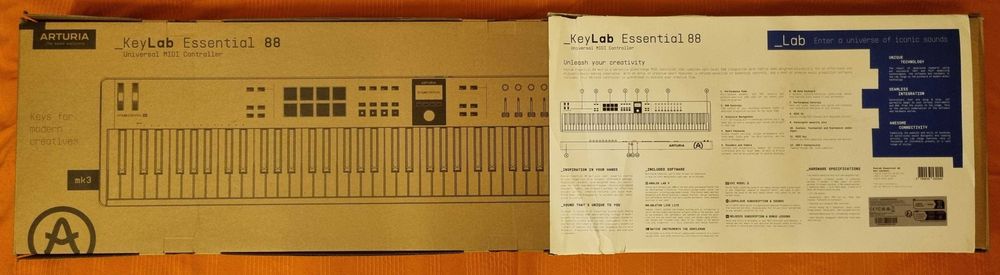 Controller MIDI Arturia Keylab Essential 88