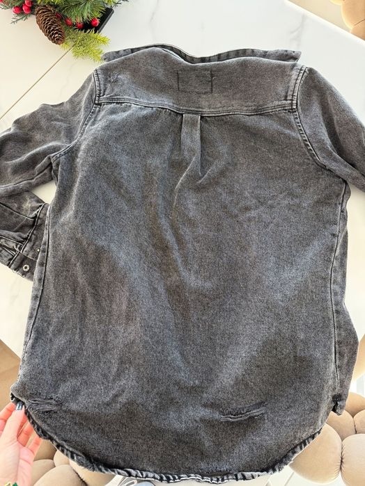 Деним тъмна риза Zara