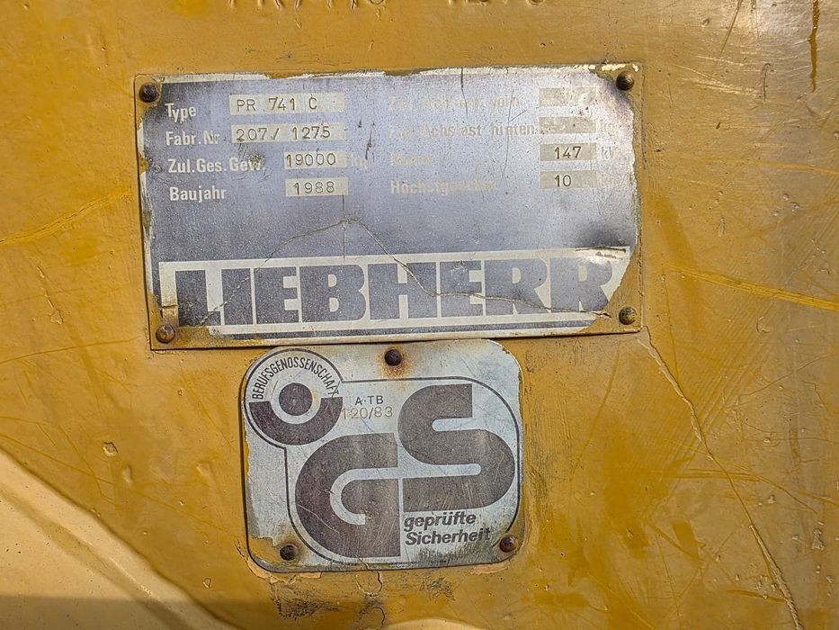 Булдозер Liebcherr-употребяван в добро състояние