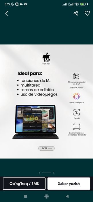 Ipad pro M5 yomkus 100%
