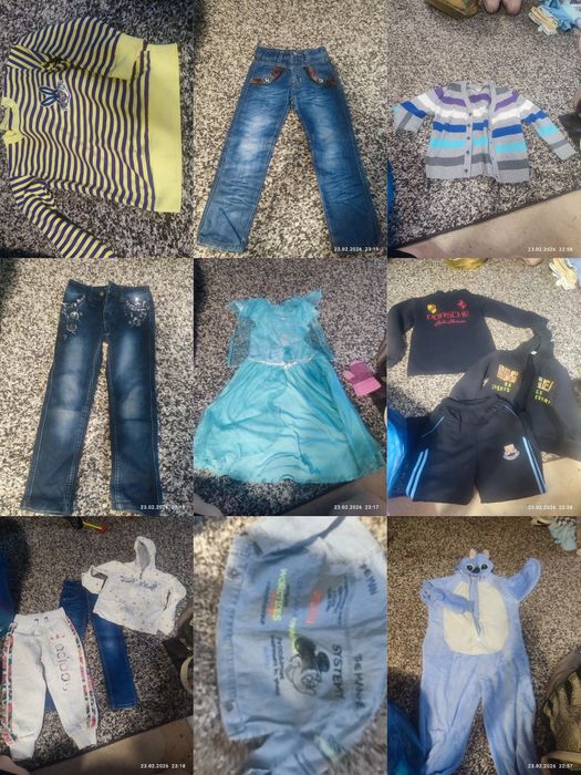 Отдам детские вещи за смесь