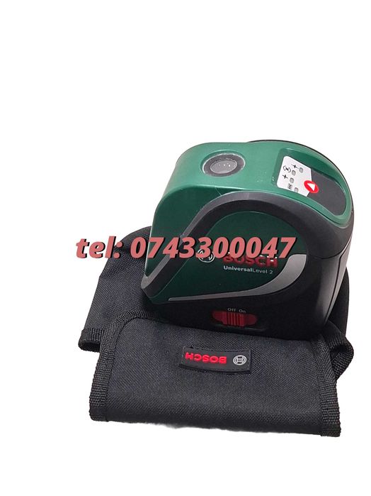 Nivela Laser Cu Linii Bosch Universal Level 2 Cu Baterii 2 Linii Ro