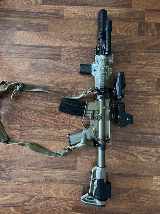 Replică airsoft HK416A5 GBBR + accesorii