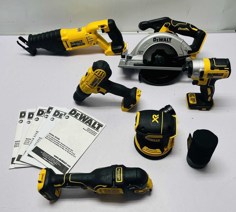 Kit Dewalt scule electrice XR cu 6 scule, 20 V Max