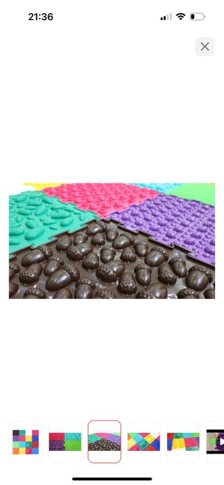 Коврик-пазл Ортодон Ортопед, 100x100 см