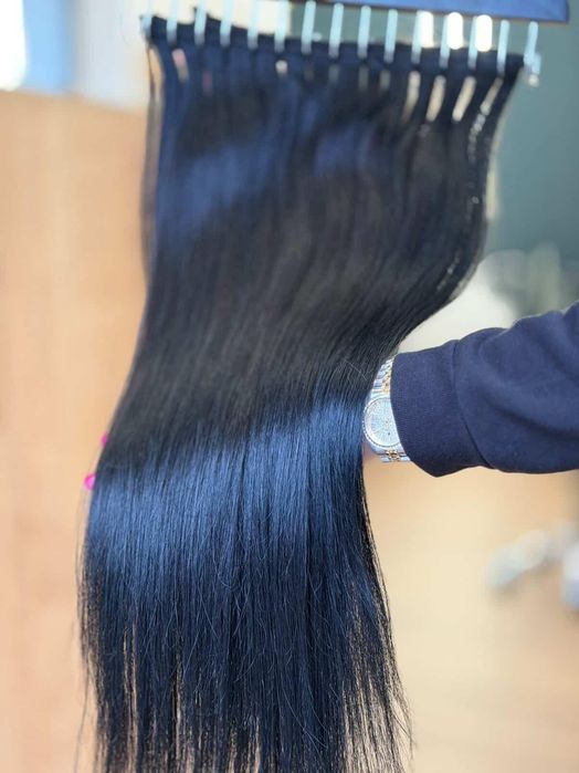 Дълга естествена коса