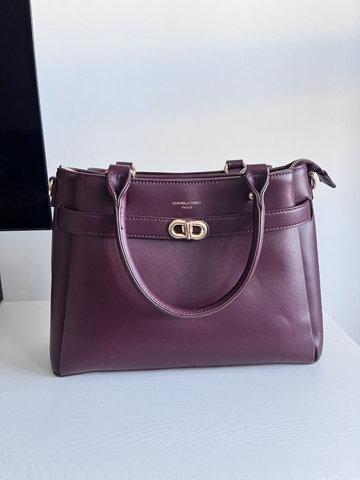 Чанта David Jones бордо