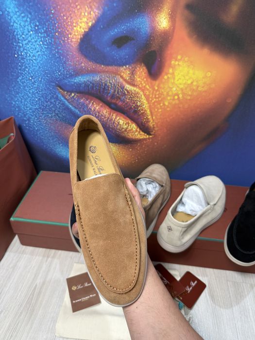 Mocasini Loro Piana piele naturala 100% Full Box colectie noua