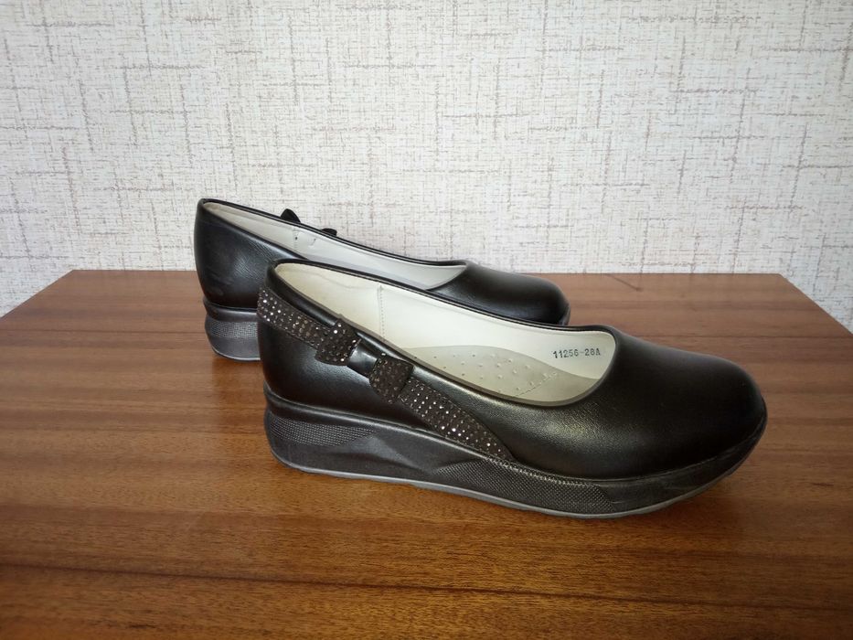 Серые туфли, размер 35