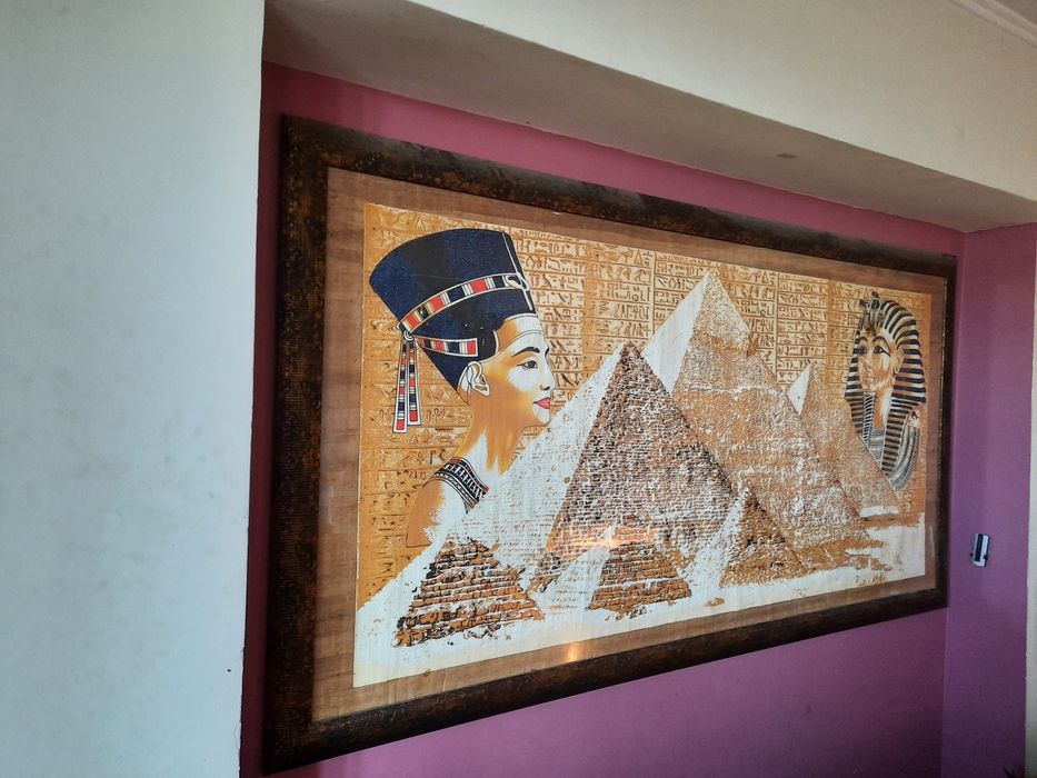 Картина из папируса