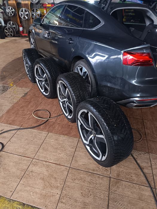 Jante R19 cu anvelope MS 255x40, Audi, WV, Skoda, BMW, Mercedes