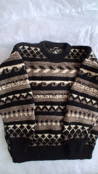 Pullover barbati  lana naturala marime L