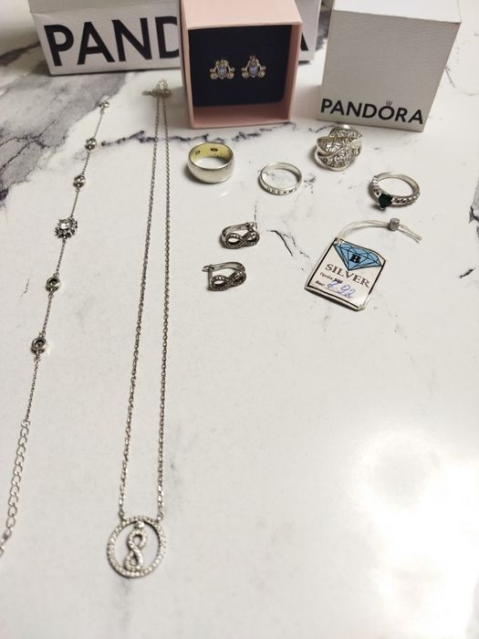 Серебро кольцо пандора