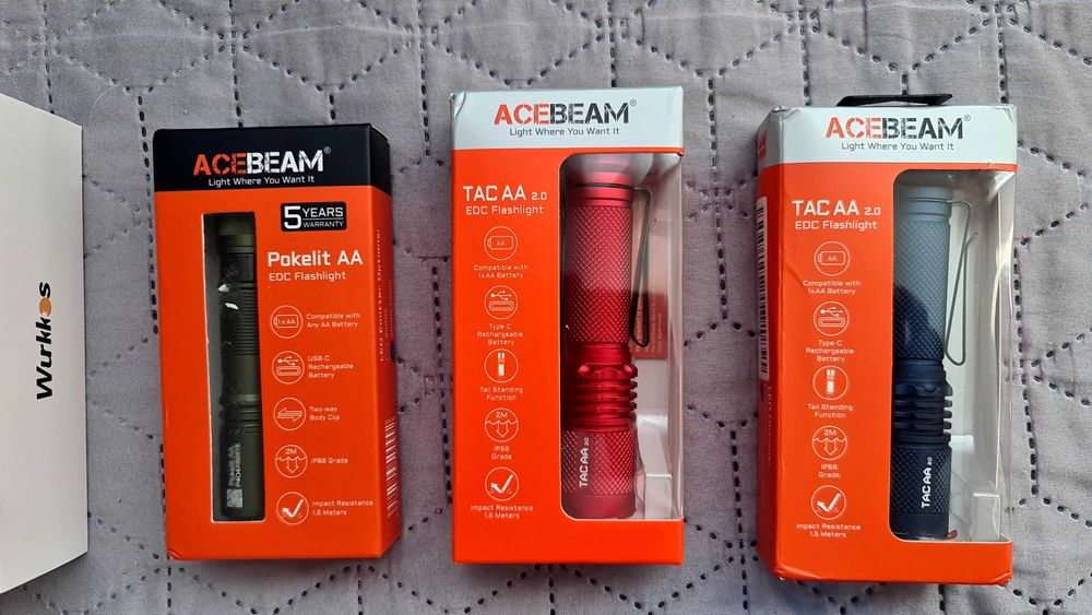 Колекция фенери wurkkos sofirn olight imalent acebeam wuben