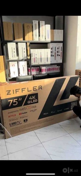 Телевизор Ziffler F65Q80OU 65QLED4K 120HZДоставка по всему городу есть
